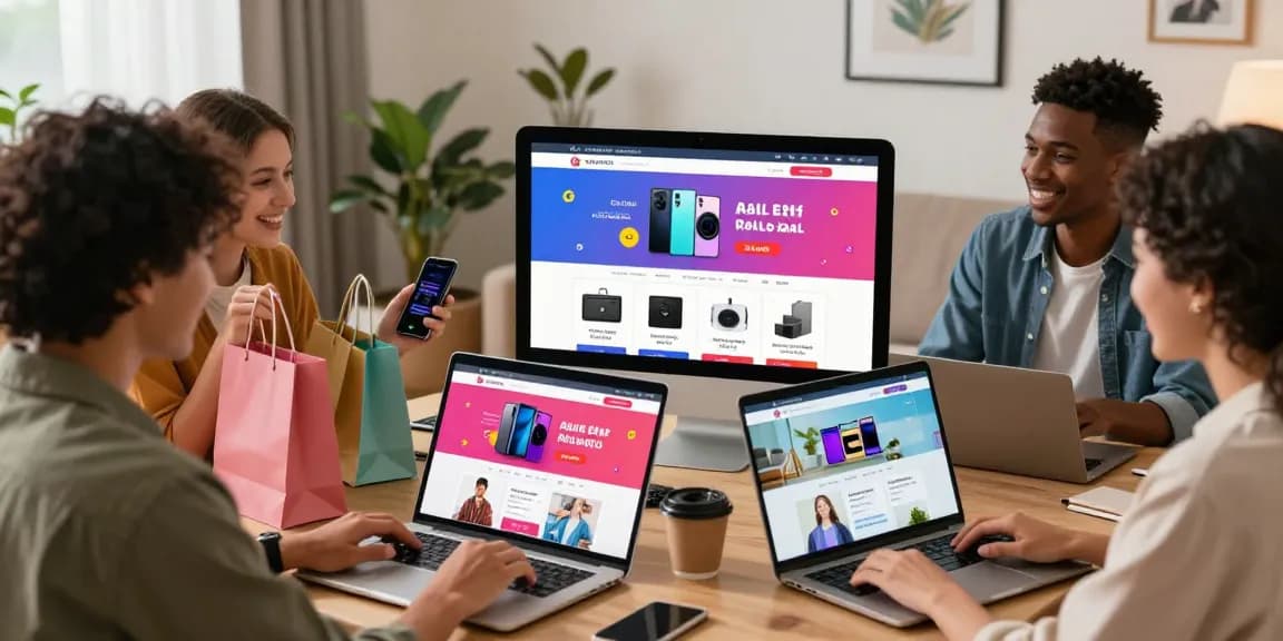 Shoppers enjoying the M98 ล๊อตเว็บตรง 2026 sale featured on an e-commerce platform.