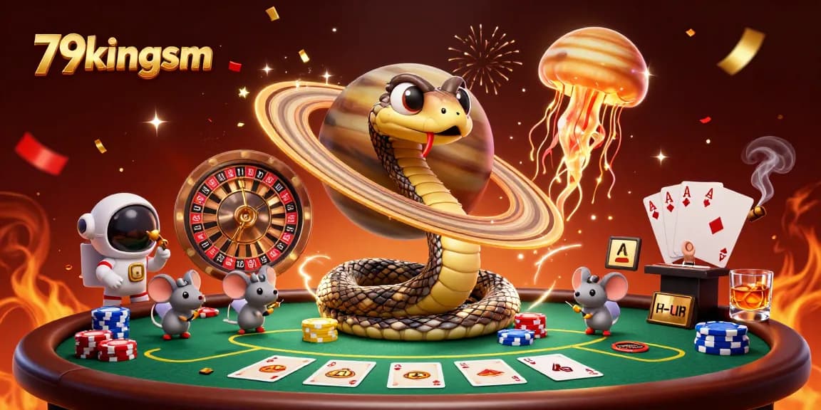 Experience thrilling bets at 79kingsm as astronaut mice navigate a cosmic casino.