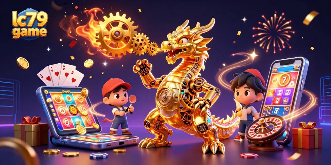 Trải nghiệm lc79 game với rồng vàng và chuỗi trò chơi hấp dẫn thân thiện người chơi.