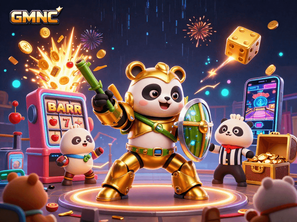Experience the excitement of GMNC with captivating visuals of a dynamic casino scene.