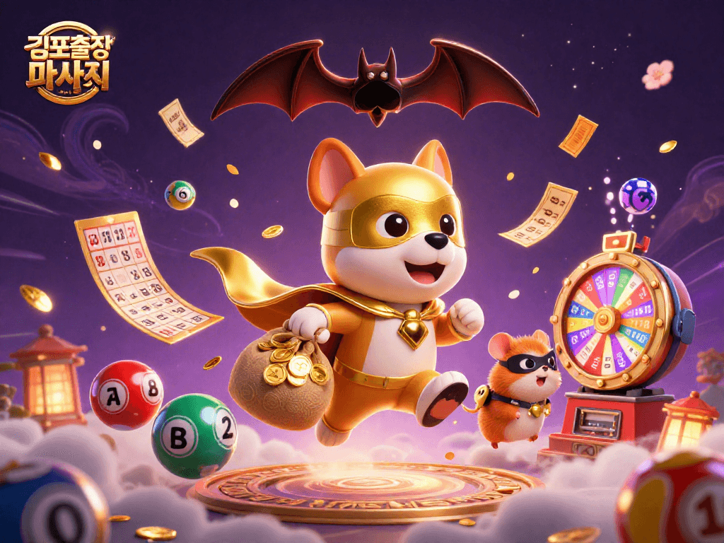 Play engaging 김포출장마사지 and experience the thrill of winning as characters fly amidst colorful game elements.