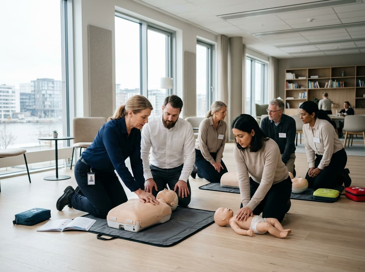 Erfarenhet från verkliga nödsituationer i vår HLR kurs Stockholm