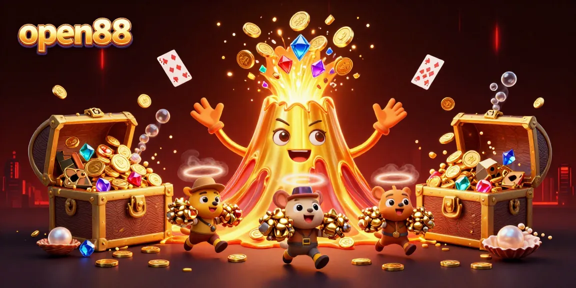 Experience the thrill of open88 gaming with a vibrant underwater treasure hunt.