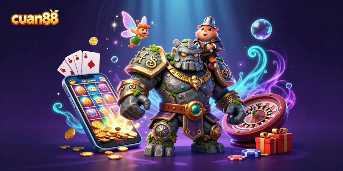 Experience thrilling gameplay with cuan88 featuring magical characters and dynamic casino elements.