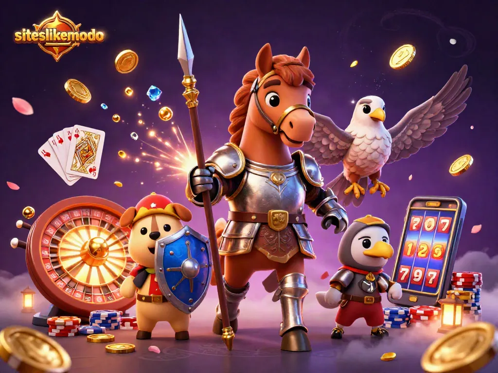 Experience thrilling gameplay at siteslikemodo with vibrant gold coins and engaging characters.