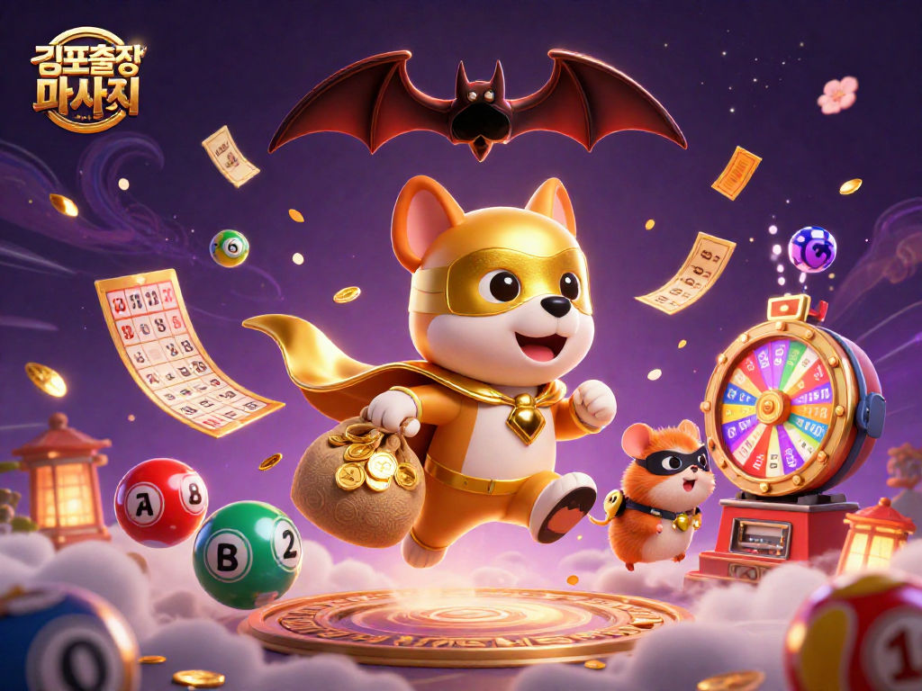 Play engaging 김포출장마사지 and experience the thrill of winning as characters fly amidst colorful game elements.