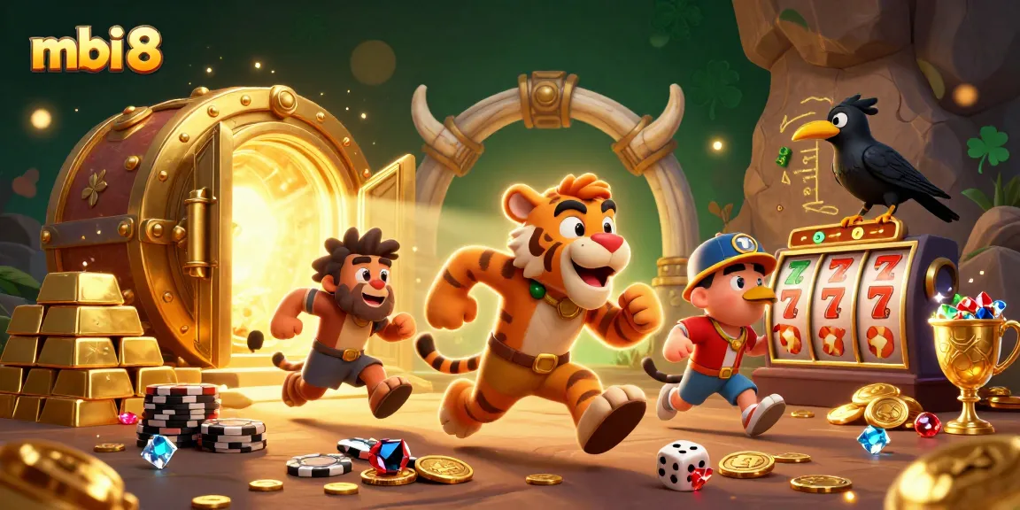 Join the thrilling action at mbi 8's prehistoric casino with exciting games and treasures.