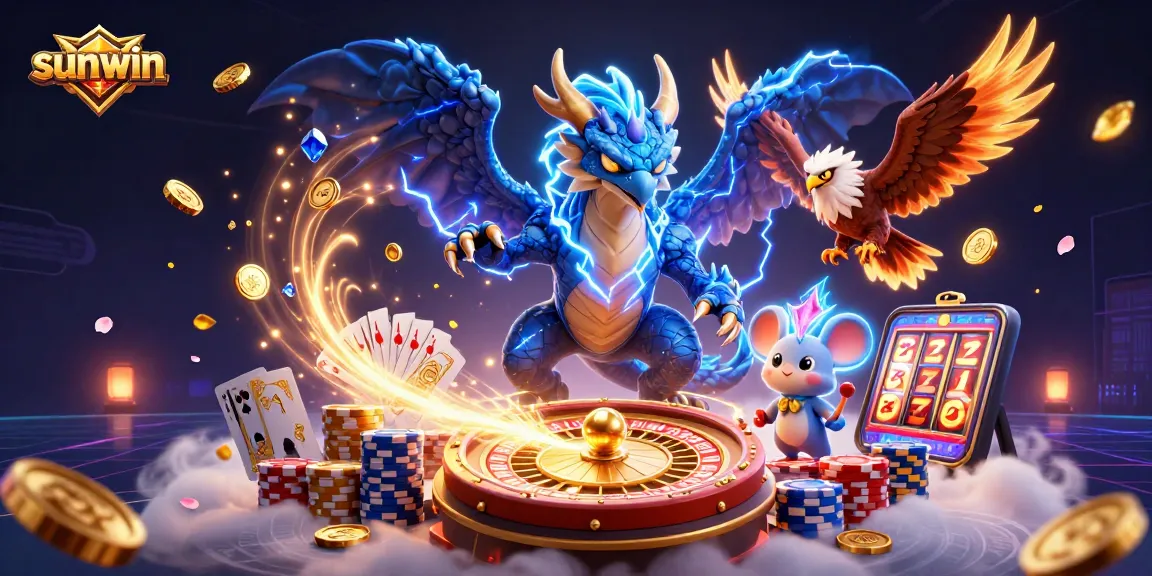 Experience thrilling gameplay at sunwin with vibrant slots, captivating games, and interactive illustrations.