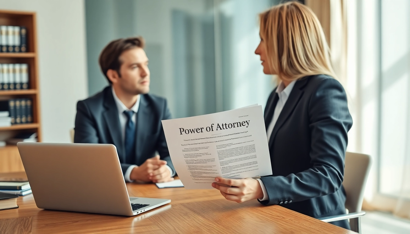 Understanding Power of Attorney in a professional consultation environment.