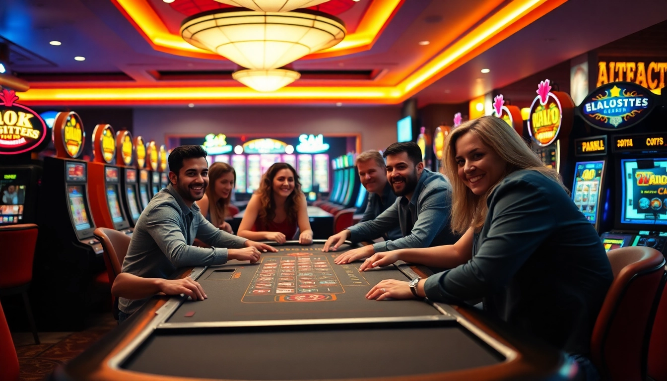 Spelers genieten van een spannende ervaring bij pistolo 3 casino met levendige gaming-tafels.