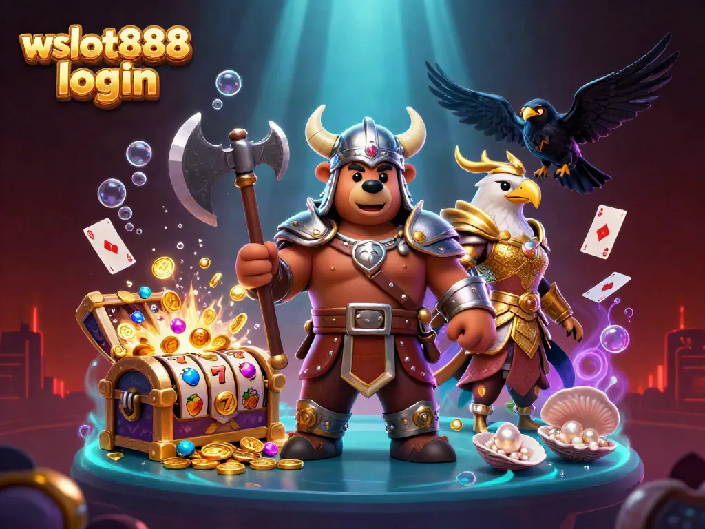 Melakukan wslot888 login saat menikmati permainan slot dengan karakter Viking dan harta bawah laut yang mengagumkan.