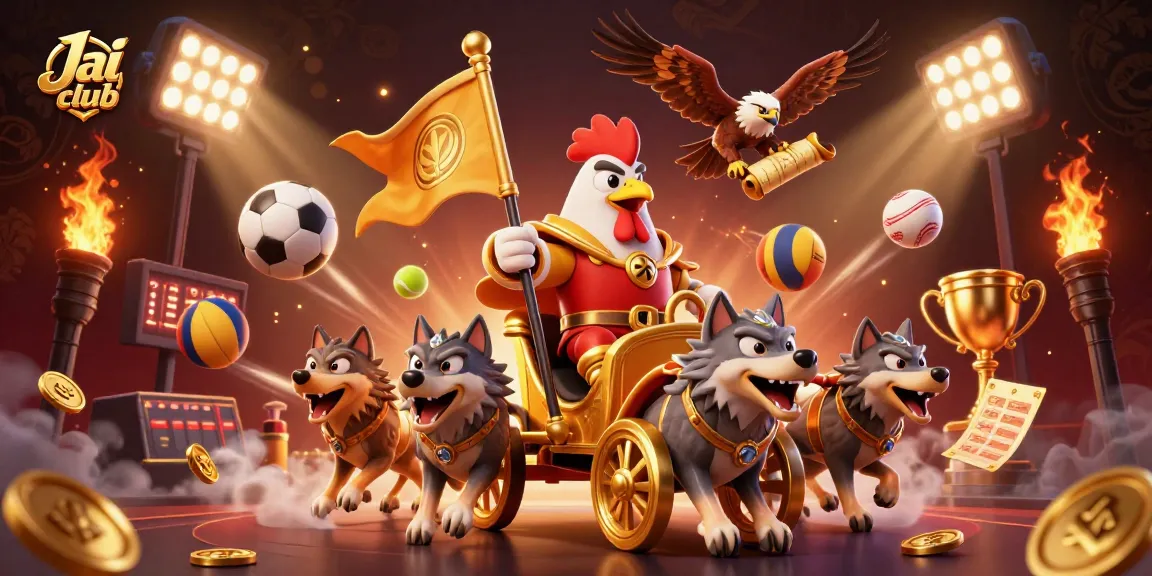 Experience the vibrant Jai club gaming scene, featuring sports elements and rich 3D details.
