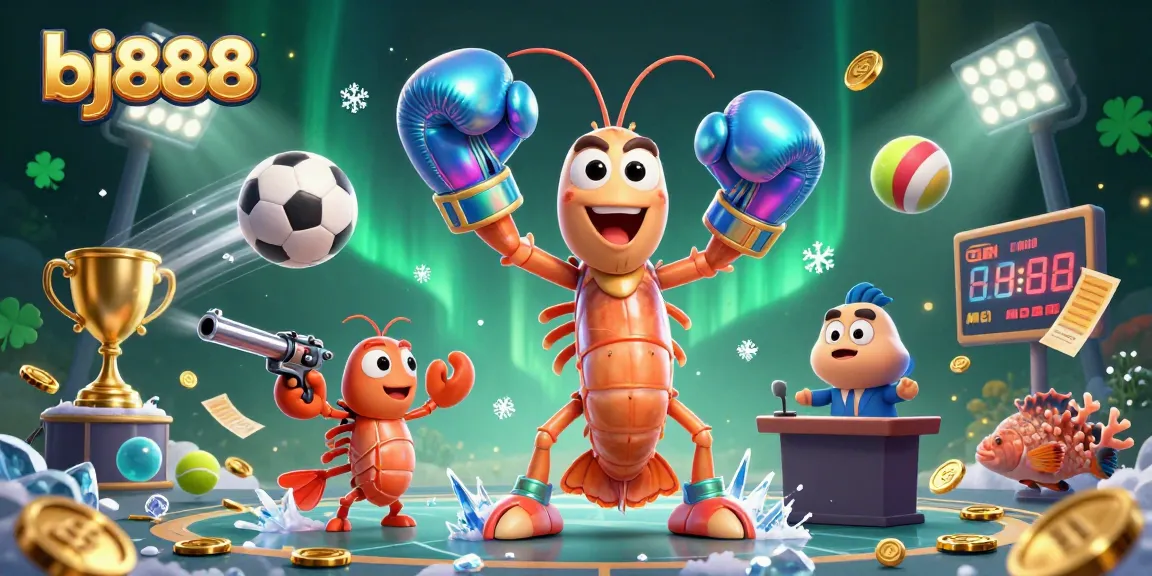 Bet on bj888's thrilling online showcase featuring competitive gambling elements and vibrant characters.