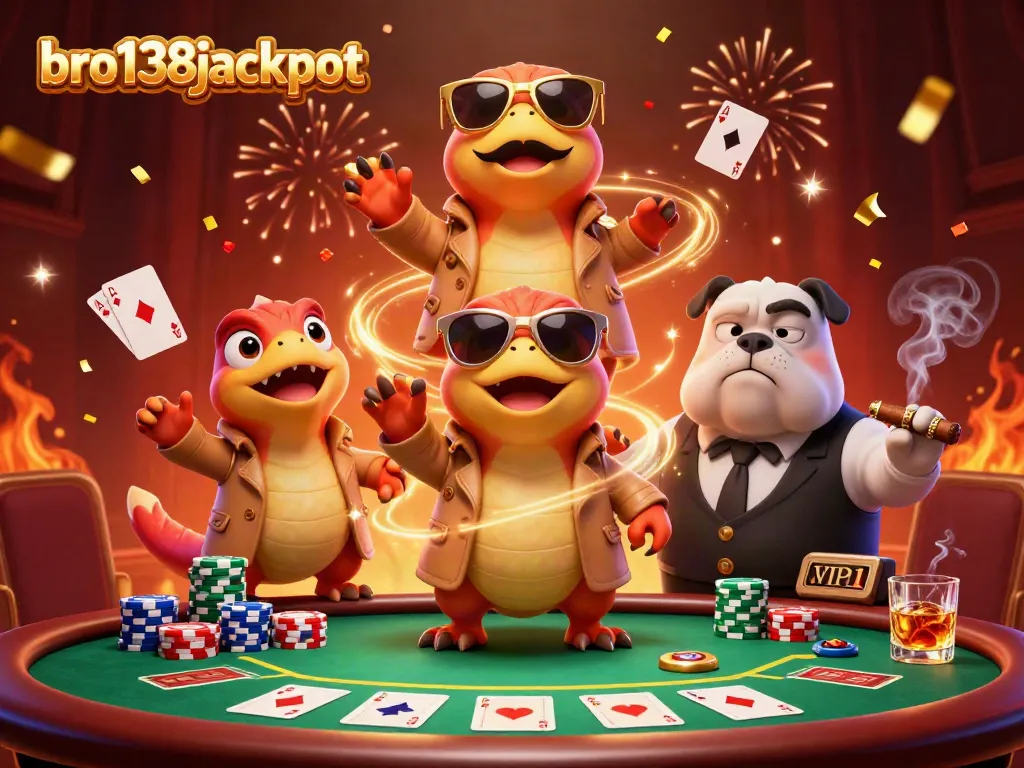 Experience the excitement of bro138jackpot as raptors hilariously attempt VIP casino entry.