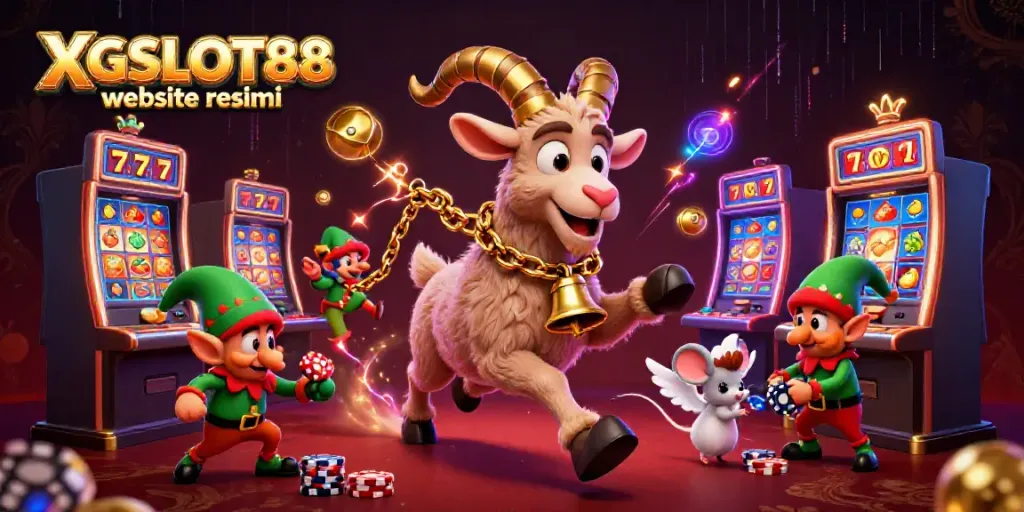 Permainan seru di situs resmi XGSLOT88 dengan karakter kartun 3D dan elemen jackpot menarik.