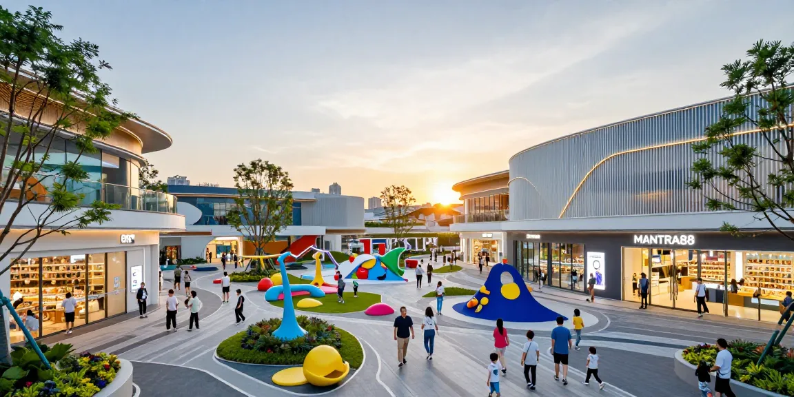Experience the vibrant atmosphere of MANTRA88, a dynamic commercial property showcasing entertainment and shopping in a modern urban setting.