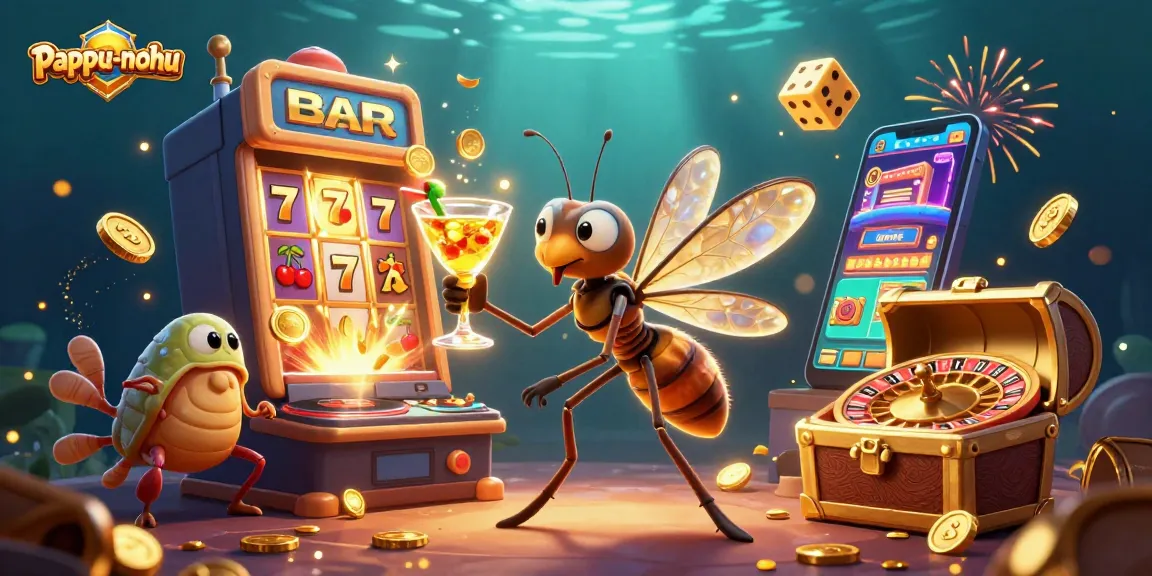 Pappu-nohu brings vibrant casino excitement with a frozen mosquito mascot and thrilling game elements.