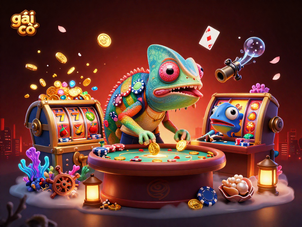 Gái gọi thể hiện sự kịch tính trong một game cá cược sôi động, nơi sắc màu và câu chuyện hội tụ.