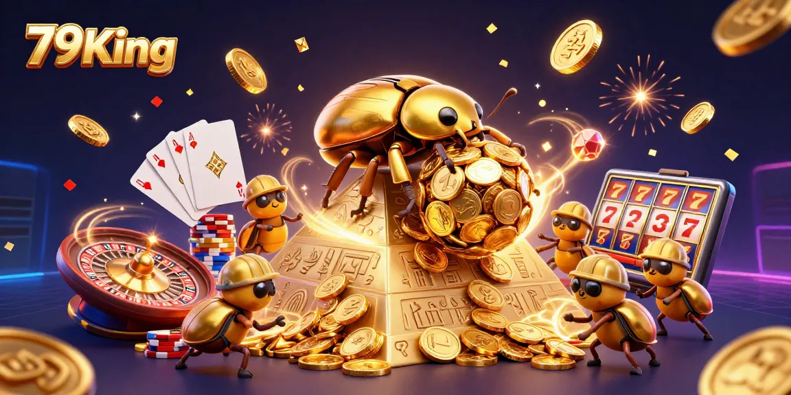 Experience exciting wins at 79King with golden coins cascading during thrilling gameplay.