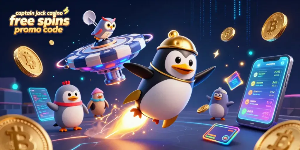 Activate the captain jack casino free spins promo code while exploring vibrant cosmic casino elements.
