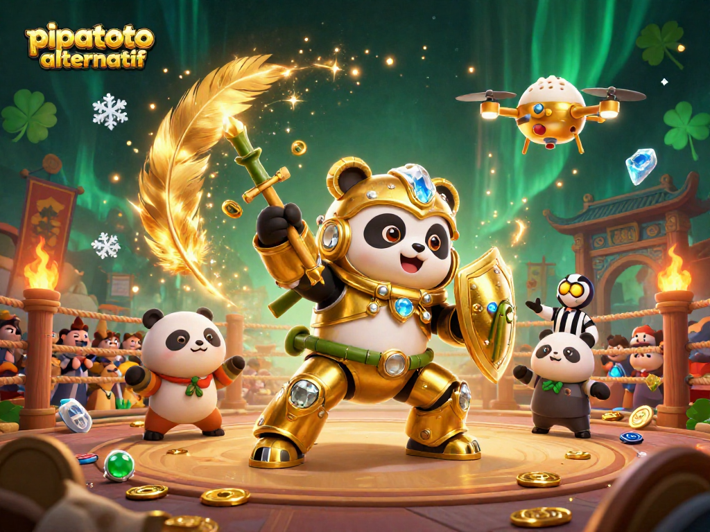 Experience pipatoto alternatif with exciting slots and dynamic gameplay amid vibrant casino elements.