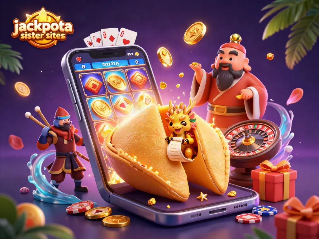 Win with jackpota sister sites as you enjoy golden coins, games, and fortune elements in a vibrant casino scene.