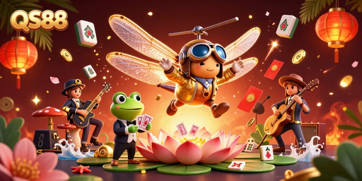 Experience winning moments with QS88 at a vibrant digital casino scene.