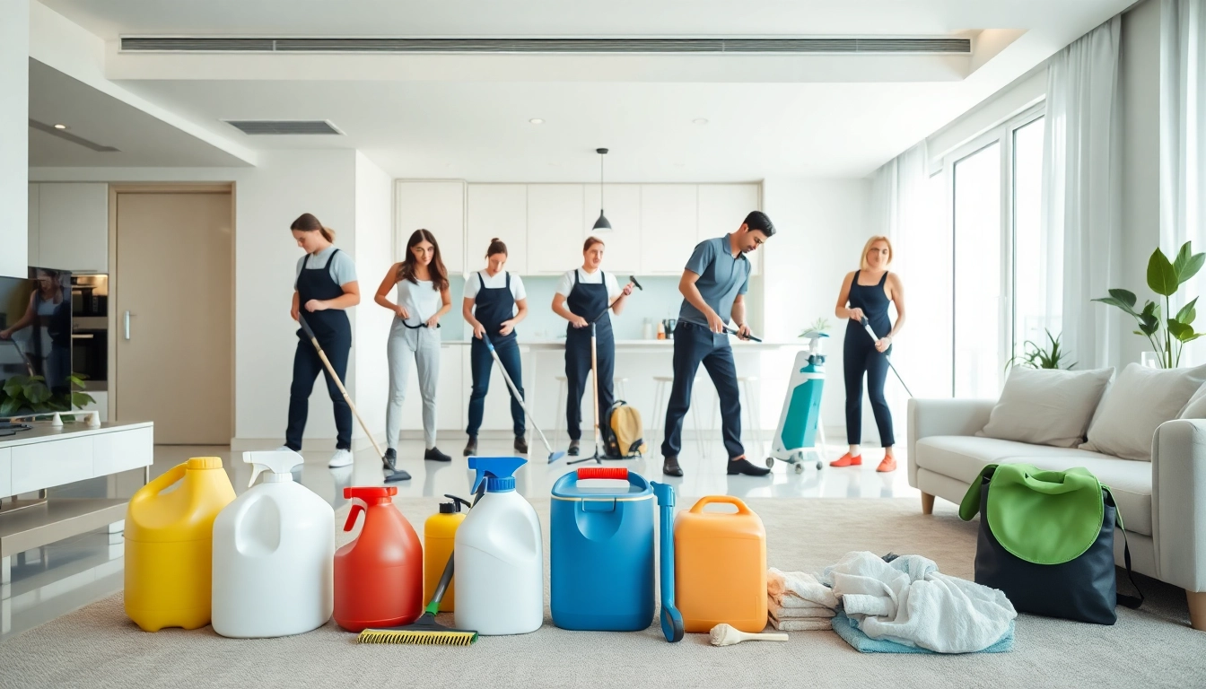 Showcasing Bond cleaning Logan team's professional service in a modern apartment.