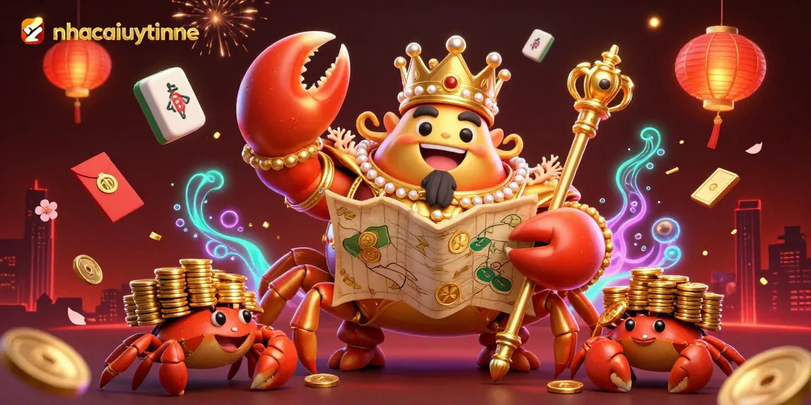 Unveil winning strategies at nhacaiuytinne as you explore an exciting 3D casino world with vibrant characters and elements.