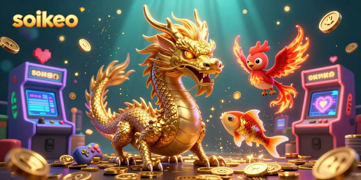 Betting strategies come to life in a dynamic soikeo-themed 3D illustration featuring a golden dragon!