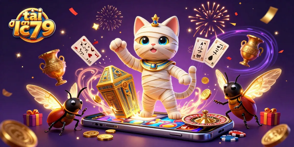 Hóa thân thành người chơi xuất sắc với tải game lc79 trong không gian casino đầy sắc màu.