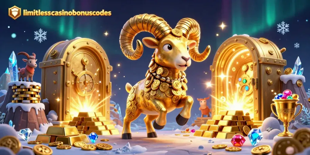 Engage with limitlesscasinobonuscodes through vibrant 3D illustration featuring rich casino themes.