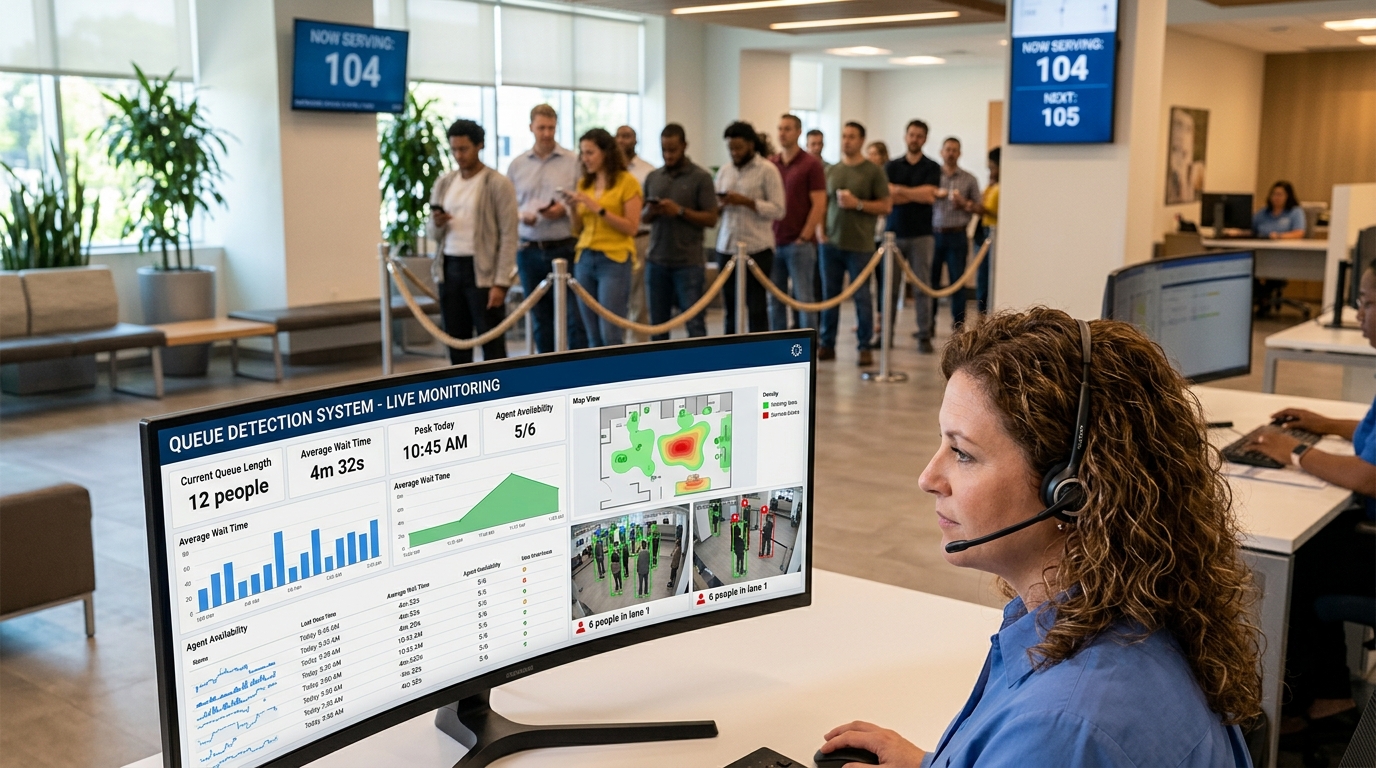 Queue Detection Software for Accurate Customer Flow Analysis | Queue Detection Software