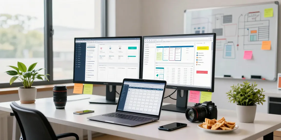 Marketing workspace with analytics dashboards and strategies showcasing 456bd.