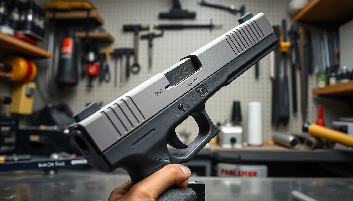 Explore the glock 17 slide for sale with precision craftsmanship and modern features in a professional setting.