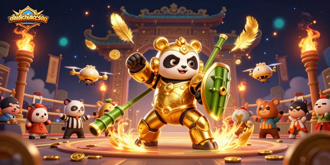 Experience daidichxacsong in a vibrant 3D fighting arena filled with dynamic action elements.