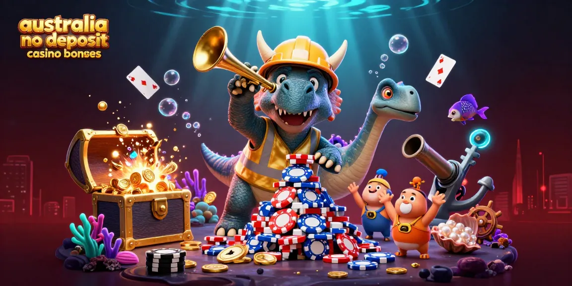 Engage with australia no deposit casino bonuses through vibrant underwater celebration of playful characters.