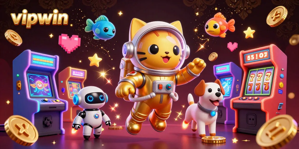 Experience exciting wins at vipwin with 3D characters amidst casino-themed adventures and dynamic gaming elements.