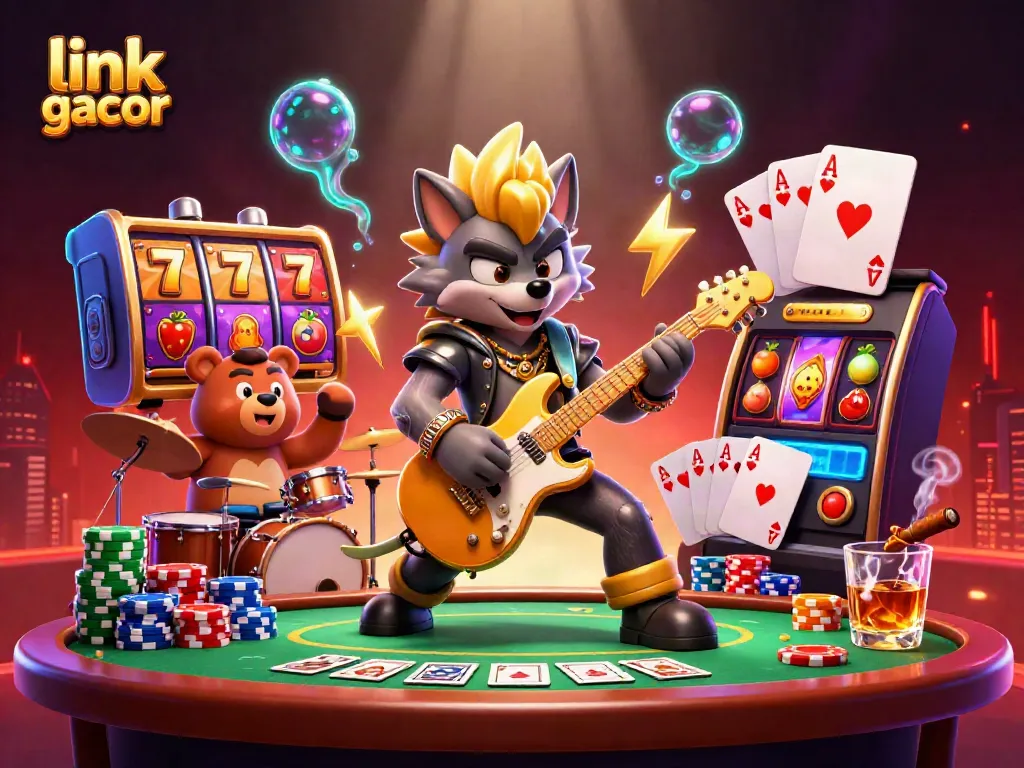 Experience the excitement of gambling with link slot gacor, featuring captivating slot games and vibrant characters.