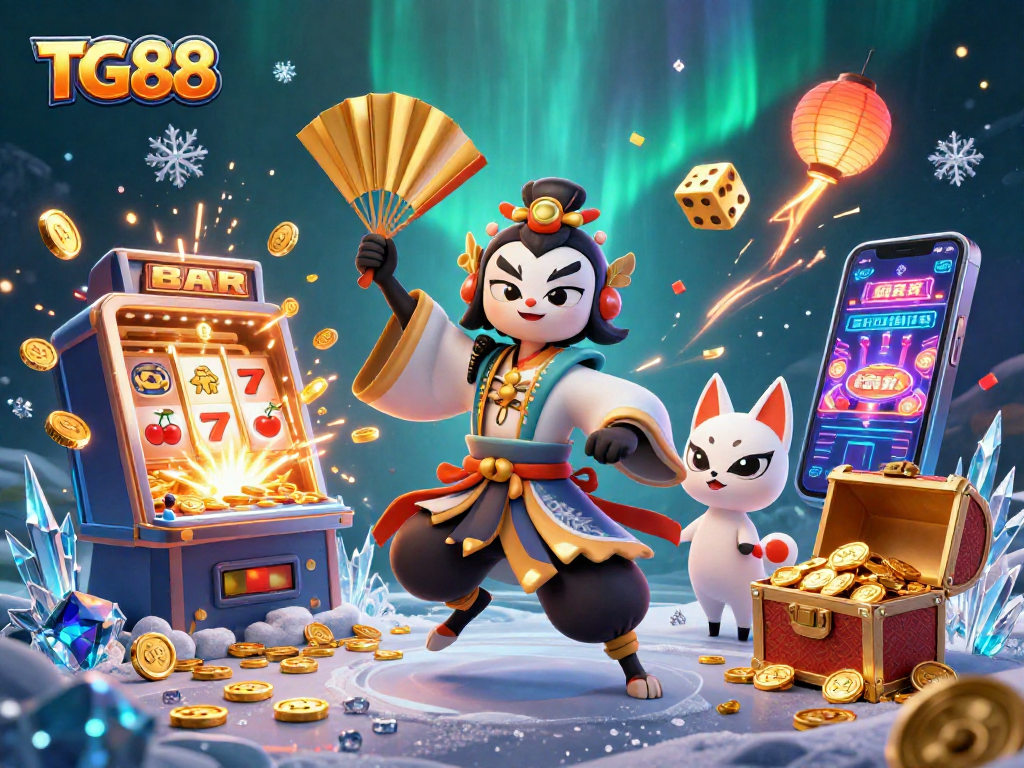 Experience the thrill of TG88's vibrant casino games with captivating characters and explosive jackpots.