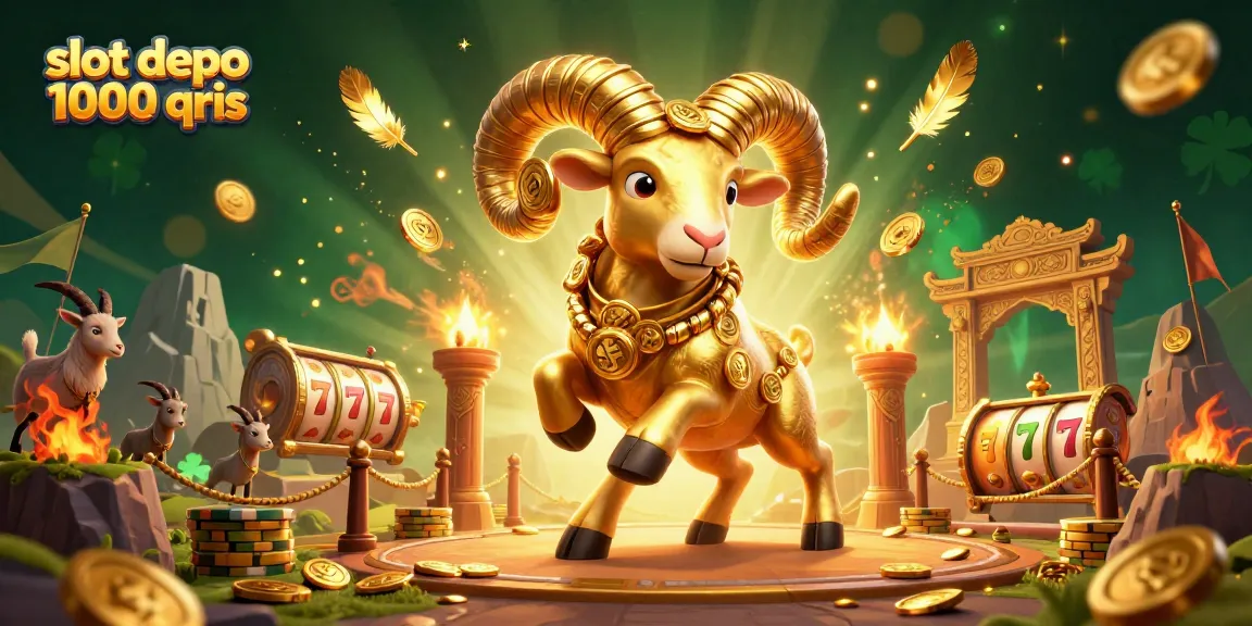 Putar slot depo 1000 qris dengan peluang besar dan jackpot tinggi dalam ilustrasi menarik ini.